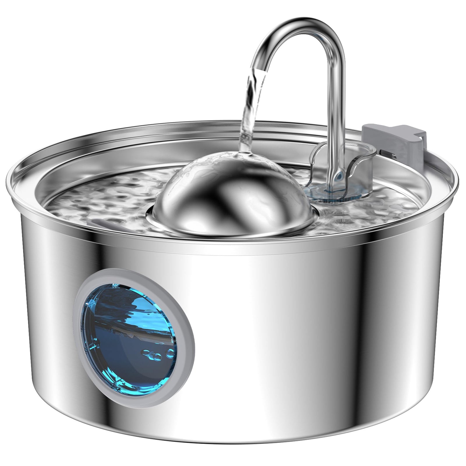 3.2-Liter Stainless-Steel Cat Water Fountain with Multi-Filter — product detail 1