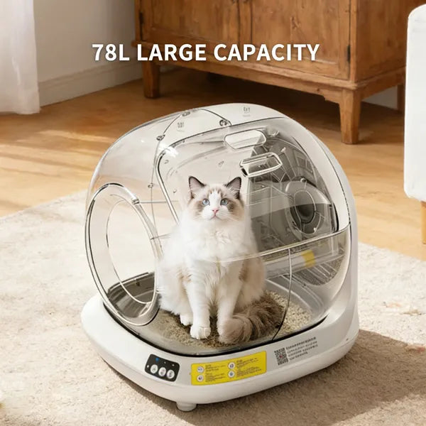 78-Liter Smart Self-Cleaning Cat Litter Box — product detail 2