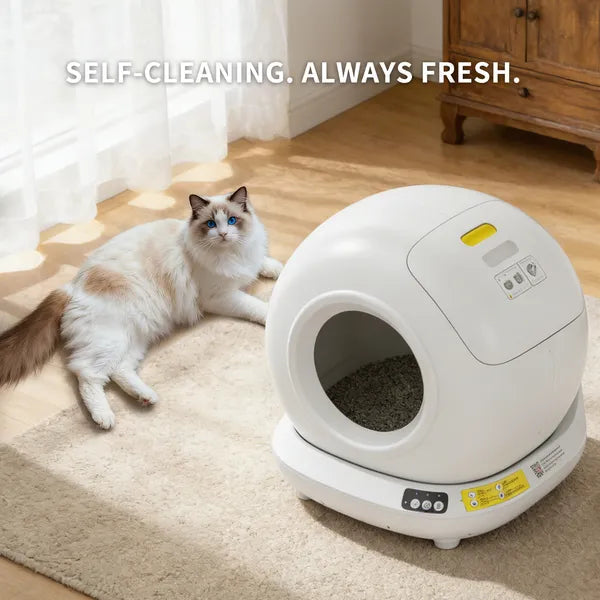 78-Liter Smart Self-Cleaning Cat Litter Box — product detail 3