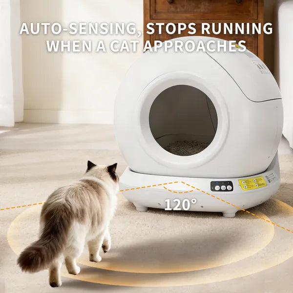 78-Liter Smart Self-Cleaning Cat Litter Box — product detail 4