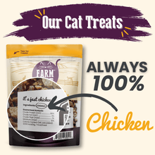 Single-Ingredient Dehydrated Chicken Crumbles Cat Treats — 3 oz Resealable Bag