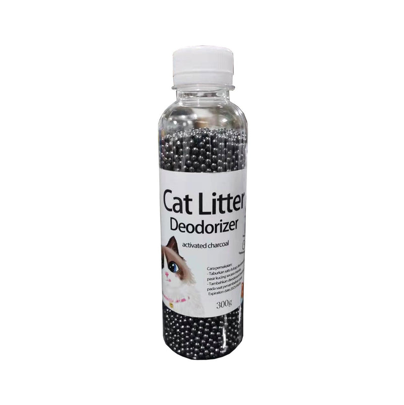 Activated-Carbon Cat Litter Deodorizer Beads — clean background product view