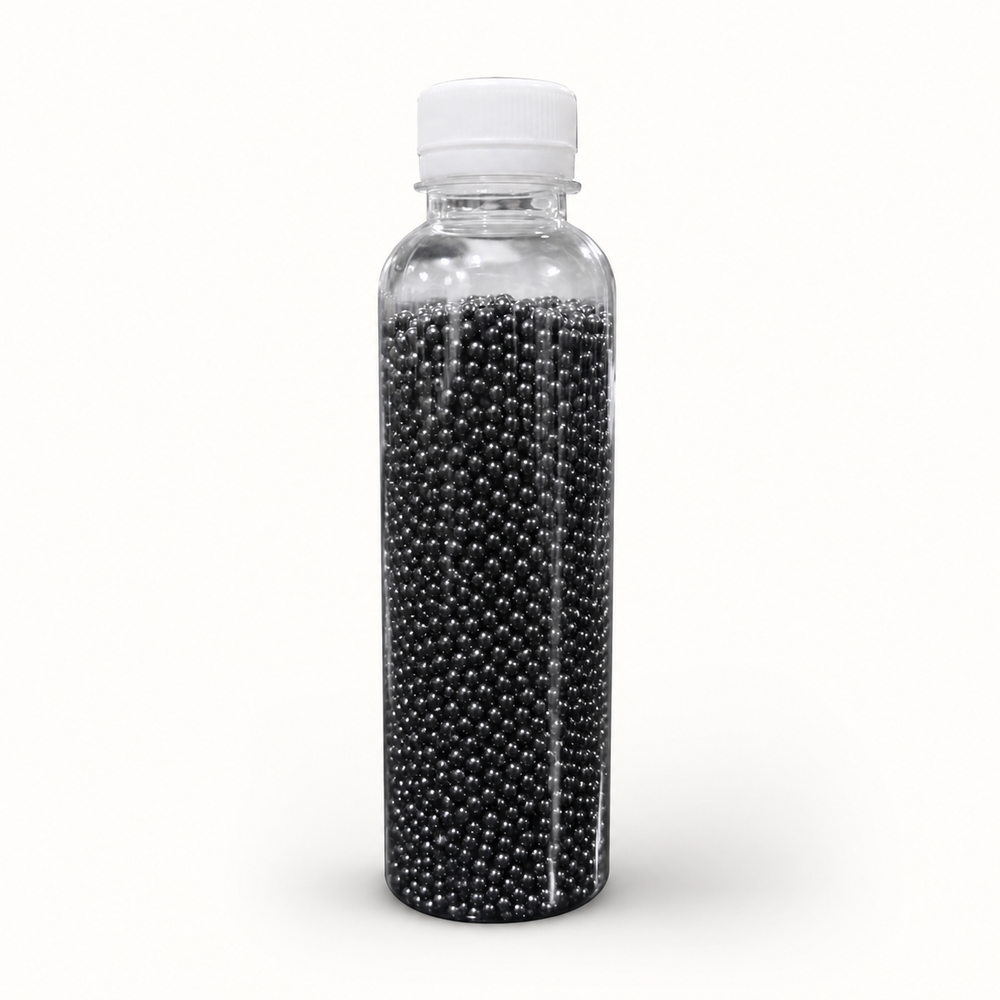 Activated-Carbon Cat Litter Deodorizer Beads on a clean background
