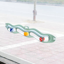 Adhesive Wavy Wall-Track Ball Toy for Cats — product detail 2