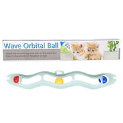 Adhesive Wavy Wall-Track Ball Toy for Cats — product detail 5