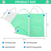 Adjustable Mesh Cat Grooming Support Bag — product detail 1