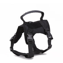 Adjustable Tactical Cat Harness in Black — product detail 4