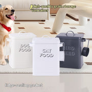 Airtight Metal Cat Food Storage Container — product detail 1