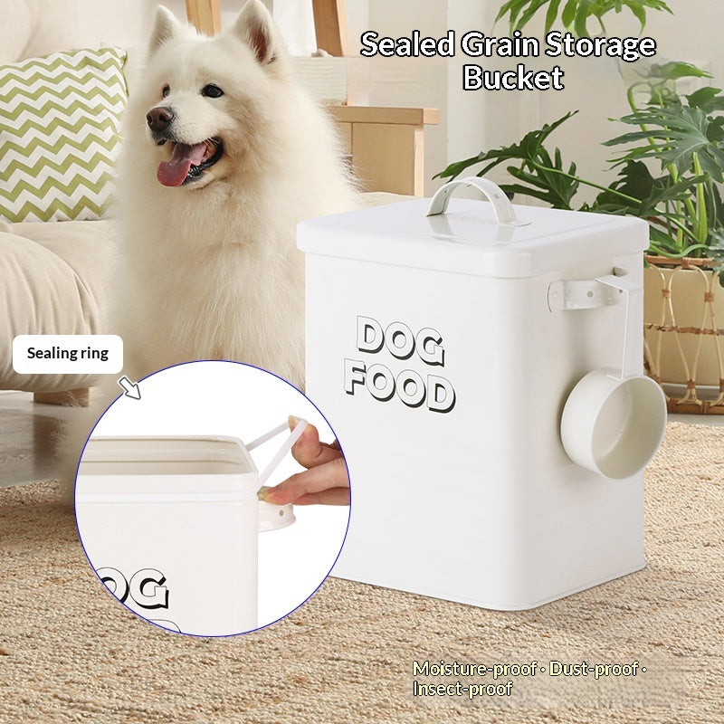 Airtight Metal Cat Food Storage Container — product detail 2