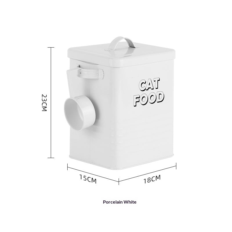 Airtight Metal Cat Food Storage Container — product detail 4