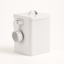 Airtight Metal Cat Food Storage Container on a clean background