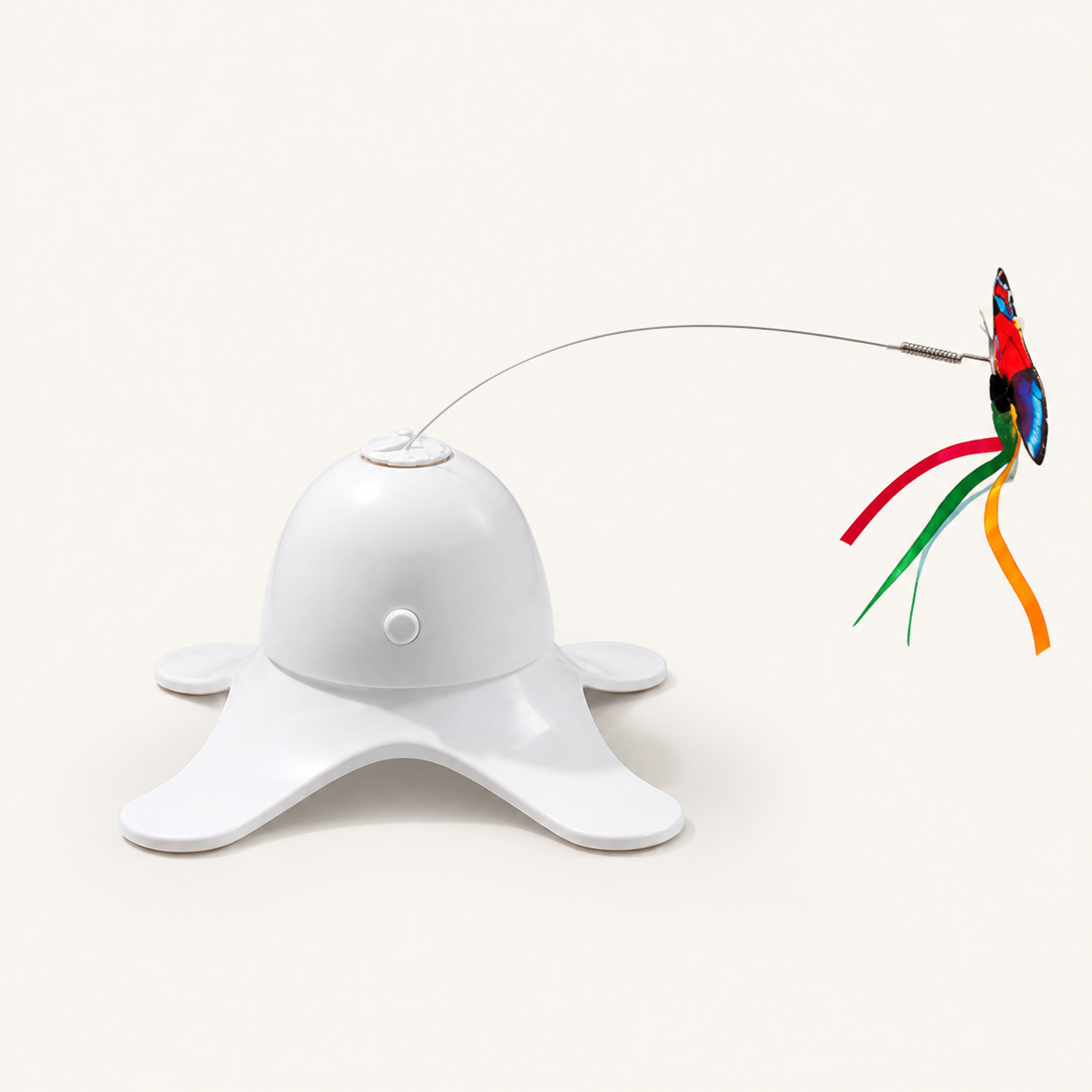 Automatic Rotating Butterfly Cat Toy — clean background product view