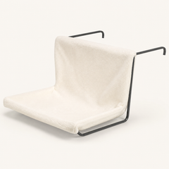Beige Radiator-Mounted Cat Hammock — clean background product view