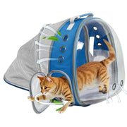 Black Expandable Ventilated Cat Carrier Backpack — product detail 5