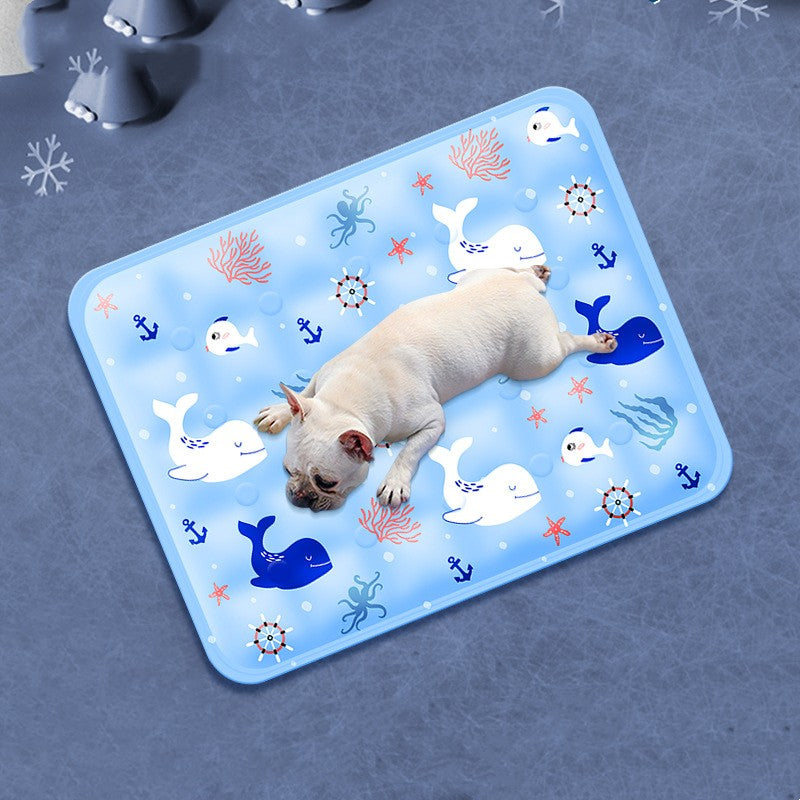 Large Blue Gel Cooling Mat for Cats — product detail 4