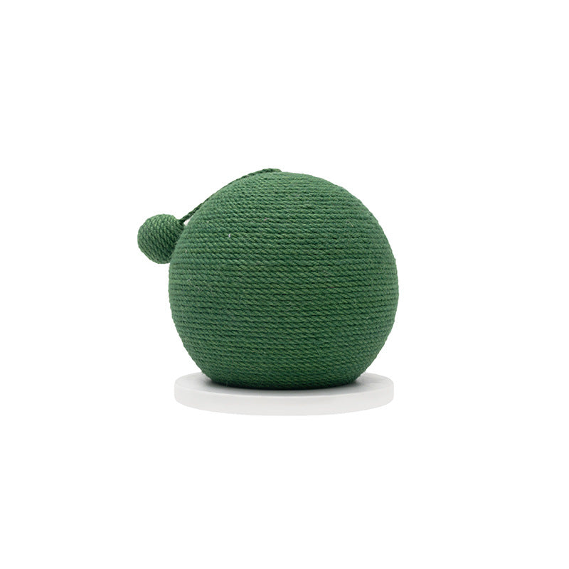 Cactus Sisal Cat Scratching Post with Ball Toy — clean background product view