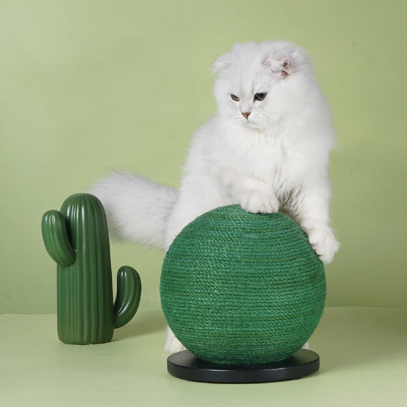 Cactus Sisal Cat Scratching Post with Ball Toy — product detail 1