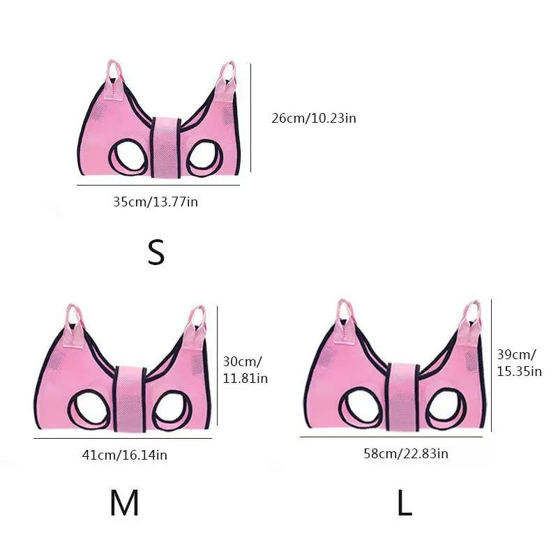Cat Grooming Hammock for Nail-Trim Support — product detail 3