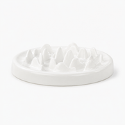 Ceramic Maze Slow-Feeder Bowl for Cats — clean background product view