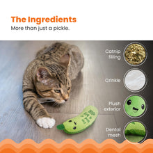 Crunchy Pickle Catnip Kicker Toy with Textured Mesh — product detail 4