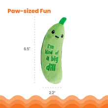 Crunchy Pickle Catnip Kicker Toy with Textured Mesh — product detail 6