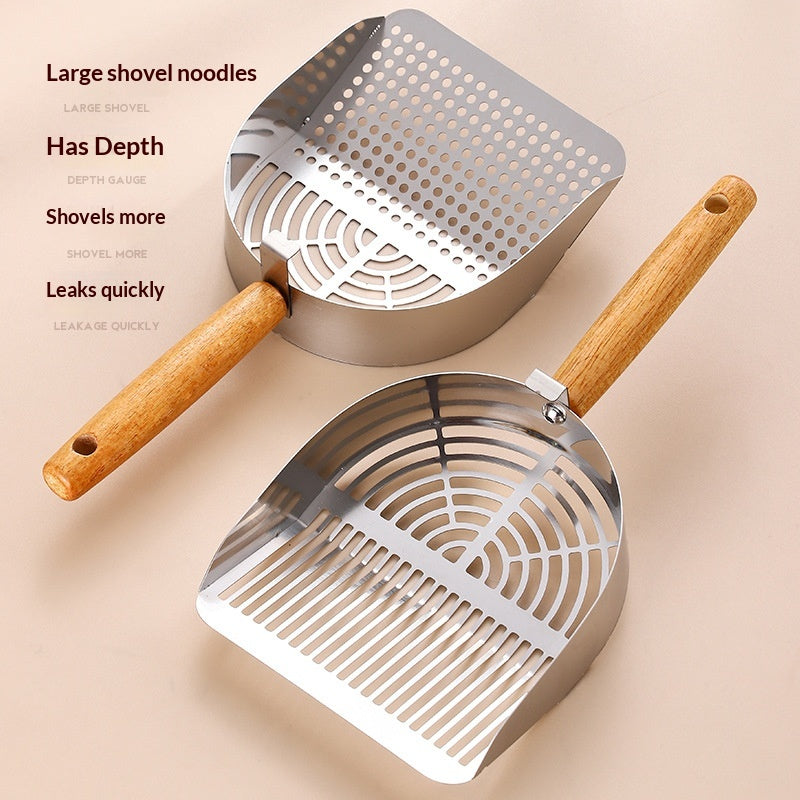 Deep Stainless-Steel Cat Litter Scoop — product detail 2