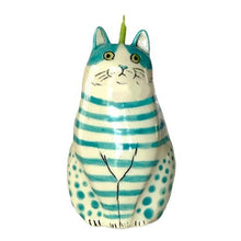 Black Polka-Dot Cat-Shaped Resin Accent Vase — product detail 4