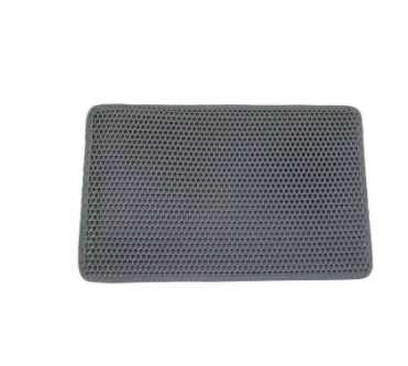 Double-Layer Honeycomb Cat Litter Mat — clean background product view