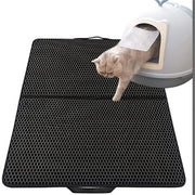 Double-Layer Honeycomb Cat Litter Mat — cat-friendly home interior