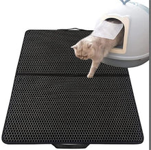 Double-Layer Honeycomb Cat Litter Mat — cat-friendly home interior