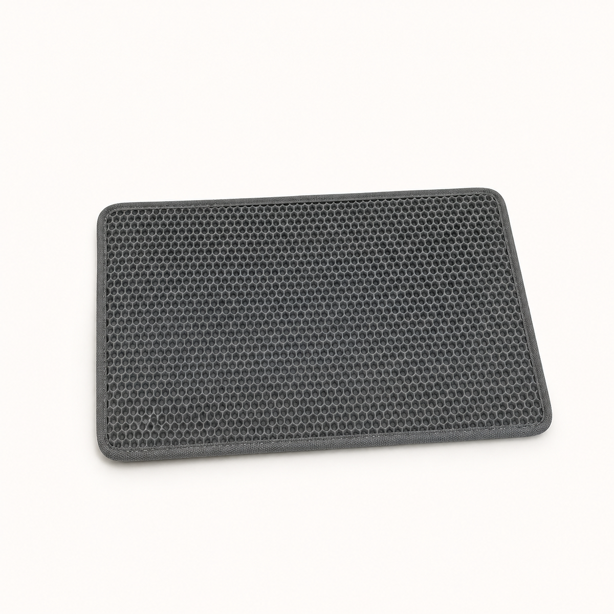 Double-Layer Honeycomb Cat Litter Mat on a clean background