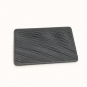 Double-Layer Honeycomb Cat Litter Mat on a clean background