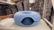 Felt Donut Cat Tunnel Bed with Center Lounger — product detail 5