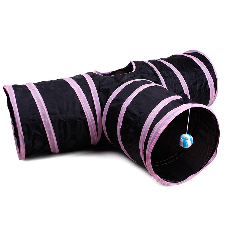 Five-Way Collapsible Cat Tunnel with Peek Window — product detail 4