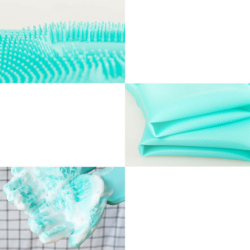 Flexible Silicone Cat Grooming Glove — product detail 3