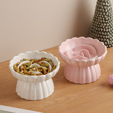 Flower-Shape Elevated Ceramic Slow-Feeder Bowl — product detail 4