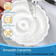 Flower-Shape Elevated Ceramic Slow-Feeder Bowl — product detail 8