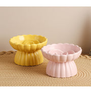 Flower-Shape Elevated Ceramic Slow-Feeder Bowl — product detail 12