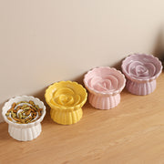 Flower-Shape Elevated Ceramic Slow-Feeder Bowl — product detail 15