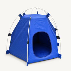 Foldable Camping-Style Cat Tent Bed — clean background product view