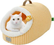 Foldable Cat Cave Bed with Removable Washable Cushion — product detail 1