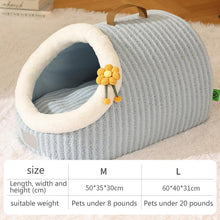 Foldable Cat Cave Bed with Removable Washable Cushion — product detail 4