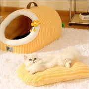 Foldable Cat Cave Bed with Removable Washable Cushion — product detail 6