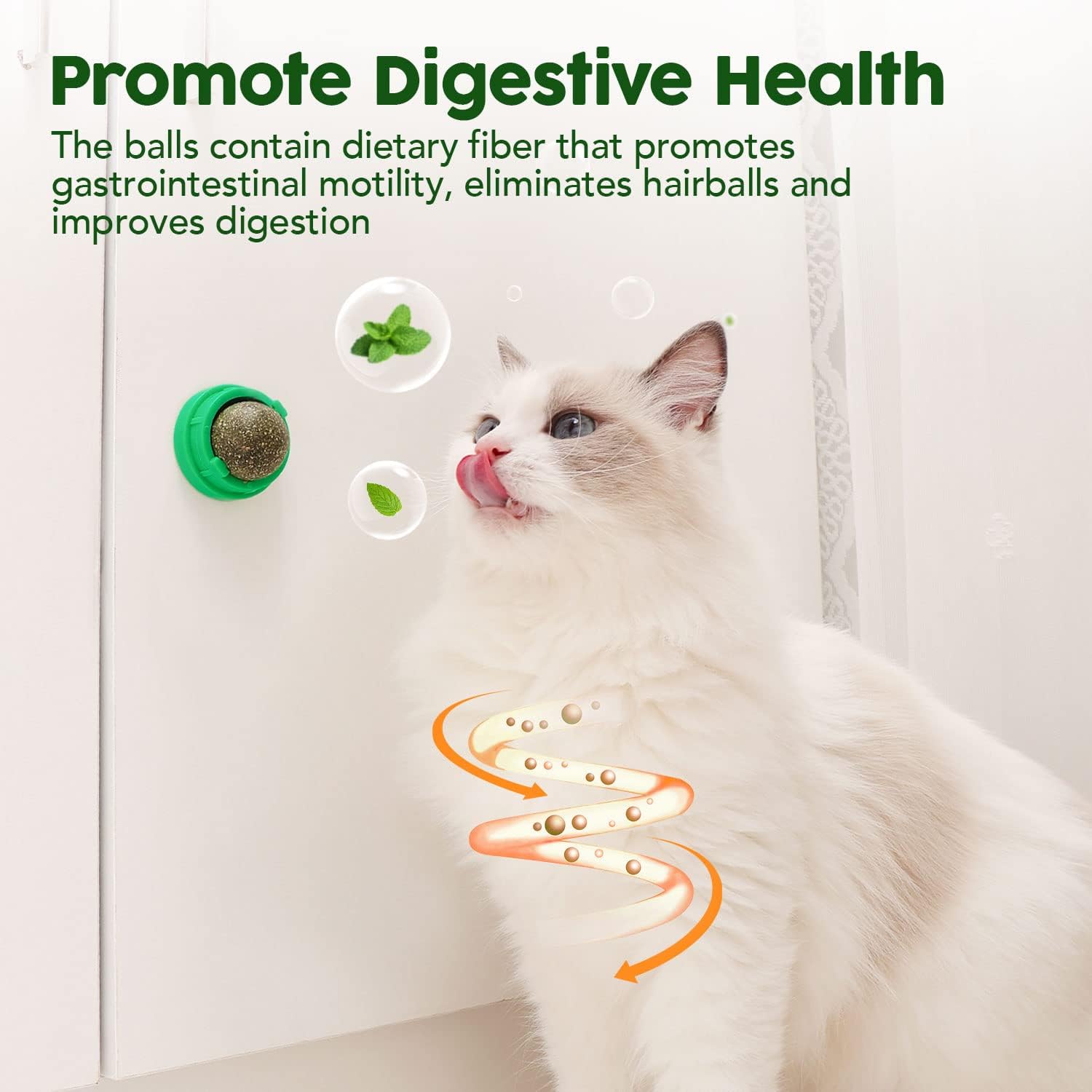 Four-Piece Catnip & Silvervine Wall Ball Set — product detail 5