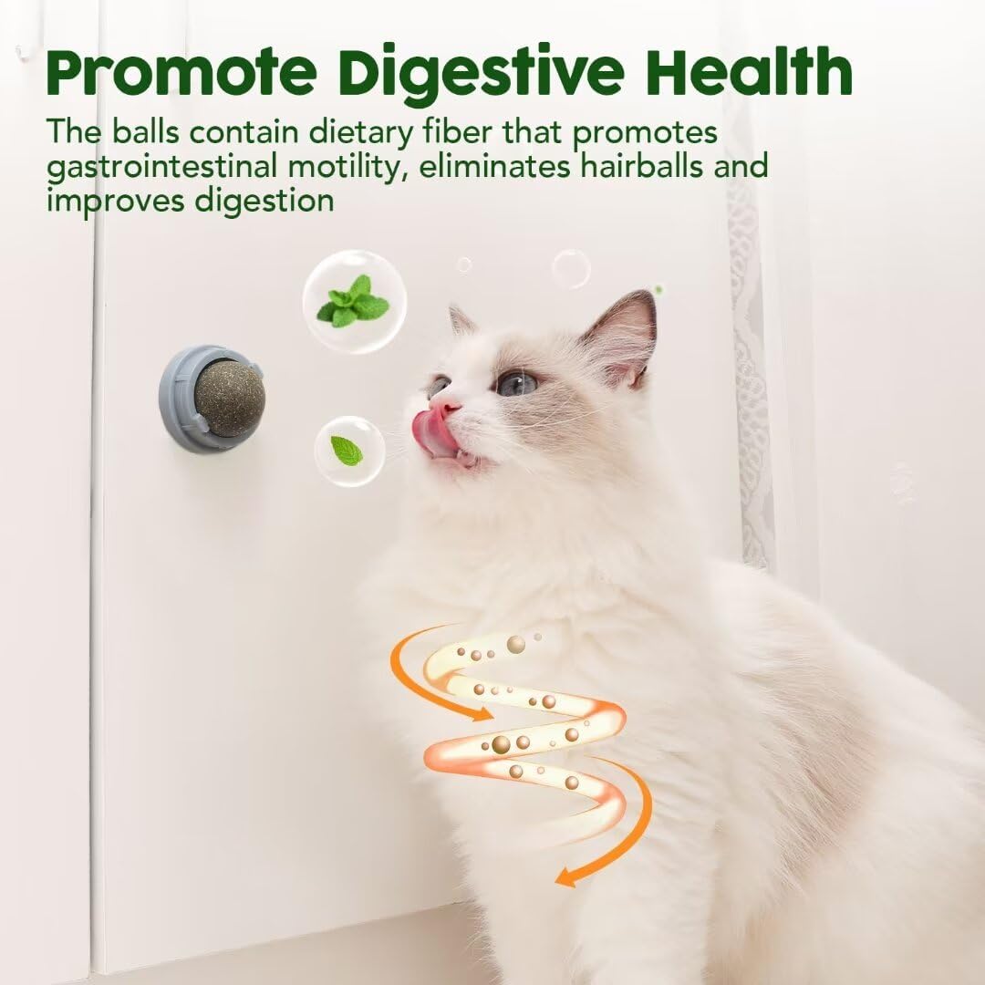 Four-Piece Catnip & Silvervine Wall Ball Set — product detail 8