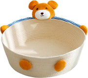 Handwoven Cotton-Rope Cat Basket Bed & Scratcher — product detail 4