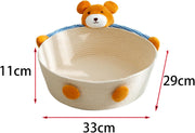 Handwoven Cotton-Rope Cat Basket Bed & Scratcher — product detail 6