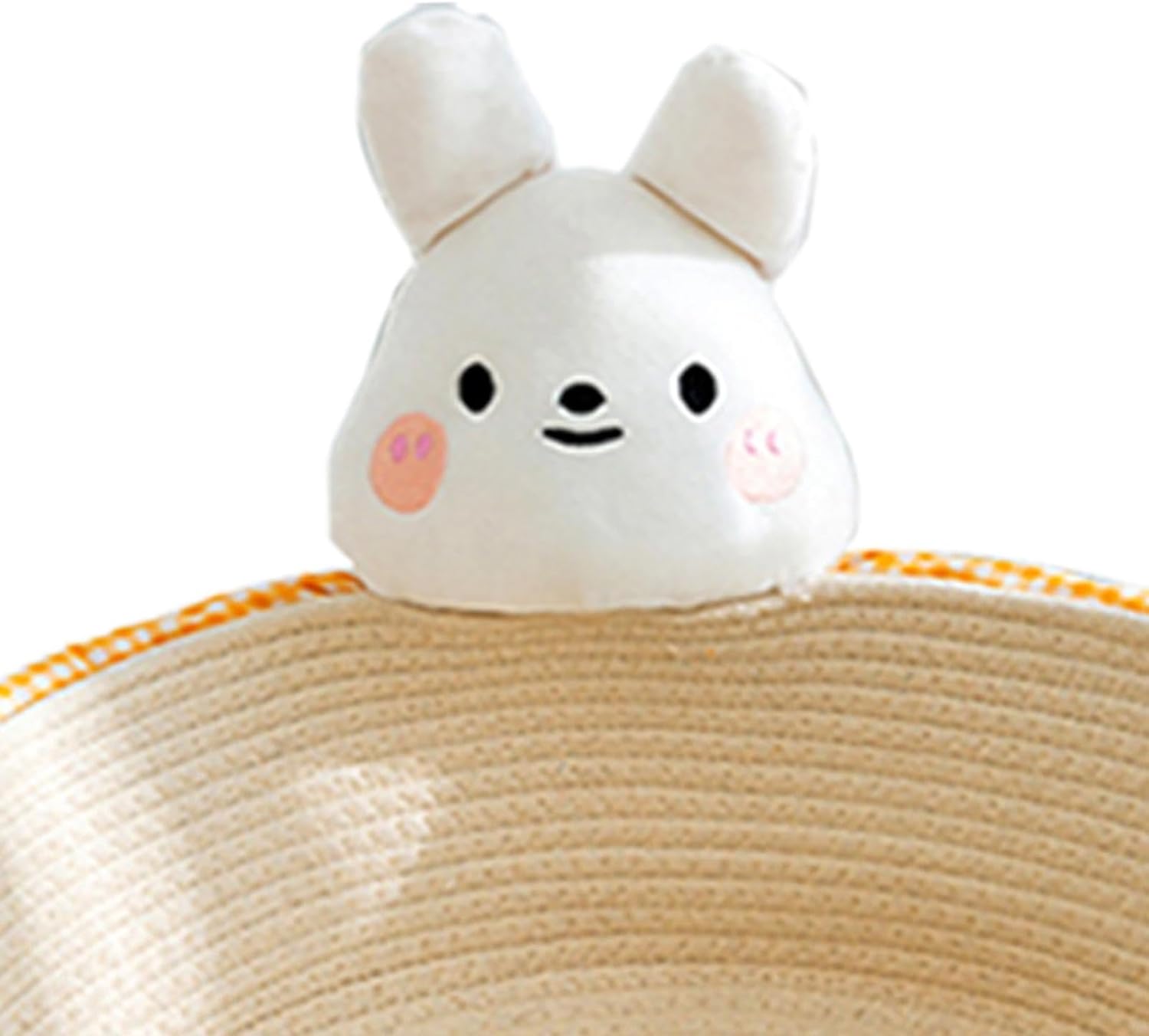 Handwoven Cotton-Rope Cat Basket Bed & Scratcher — product detail 9
