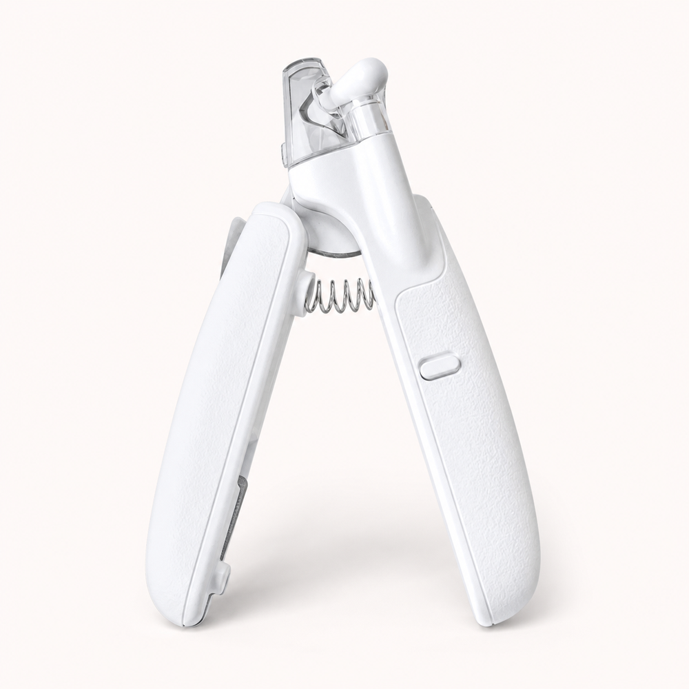 LED Cat Nail Clipper with Battery Options — clean background product view