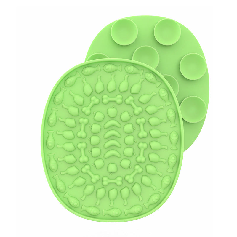 Oval Silicone Cat Lick Mat for Slow Feeding — product detail 1